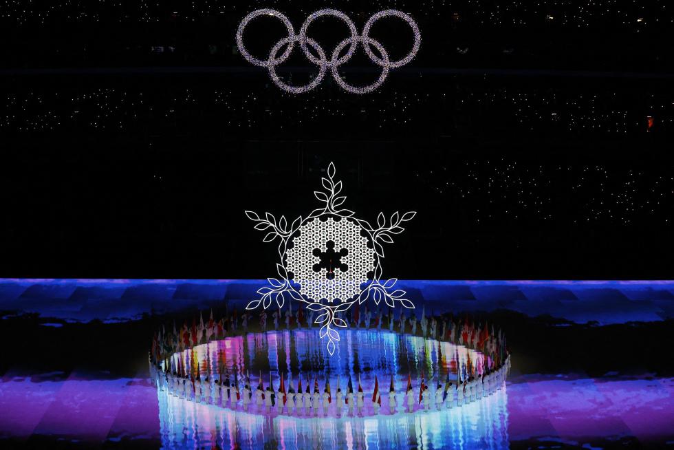 2022 Beijing Olympics - Closing Ceremony - National Stadium, Beijing, China - February 20, 2022. Performers are seen during the closing ceremony. REUTERS/Susana Vera OLYMPICS-2022-CLOSING/