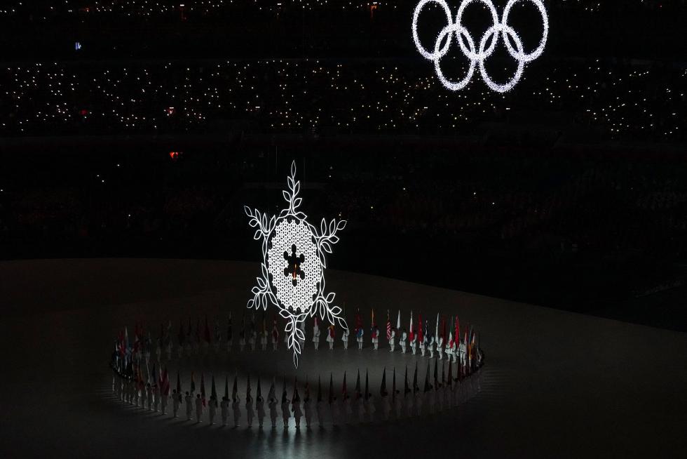 2022 Beijing Olympics - Closing Ceremony - National Stadium, Beijing, China - February 20, 2022. General view of performers during the closing ceremony. REUTERS/Aleksandra Szmigiel OLYMPICS-2022-CLOSING/