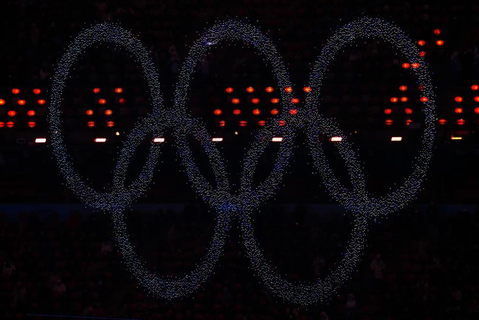 2022 Beijing Olympics - Closing Ceremony - National Stadium, Beijing, China - February 20, 2022. General view of performers during the closing ceremony. REUTERS/Susana Vera OLYMPICS-2022-CLOSING/