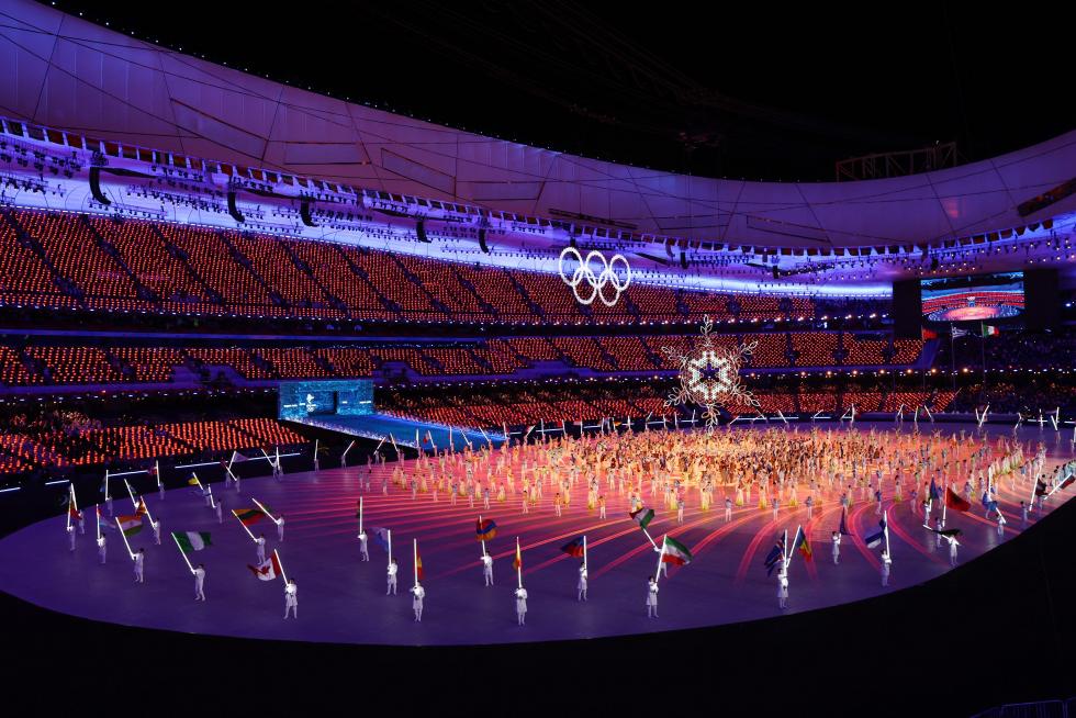 2022 Beijing Olympics - Closing Ceremony - National Stadium, Beijing, China - February 20, 2022. Performers are seen during the closing ceremony. REUTERS/Susana Vera OLYMPICS-2022-CLOSING/