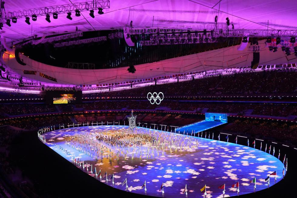 2022 Beijing Olympics - Closing Ceremony - National Stadium, Beijing, China - February 20, 2022. Performers are pictured during the closing ceremony. REUTERS/Evgenia Novozhenina TPX IMAGES OF THE DAY OLYMPICS-2022-CLOSING/
