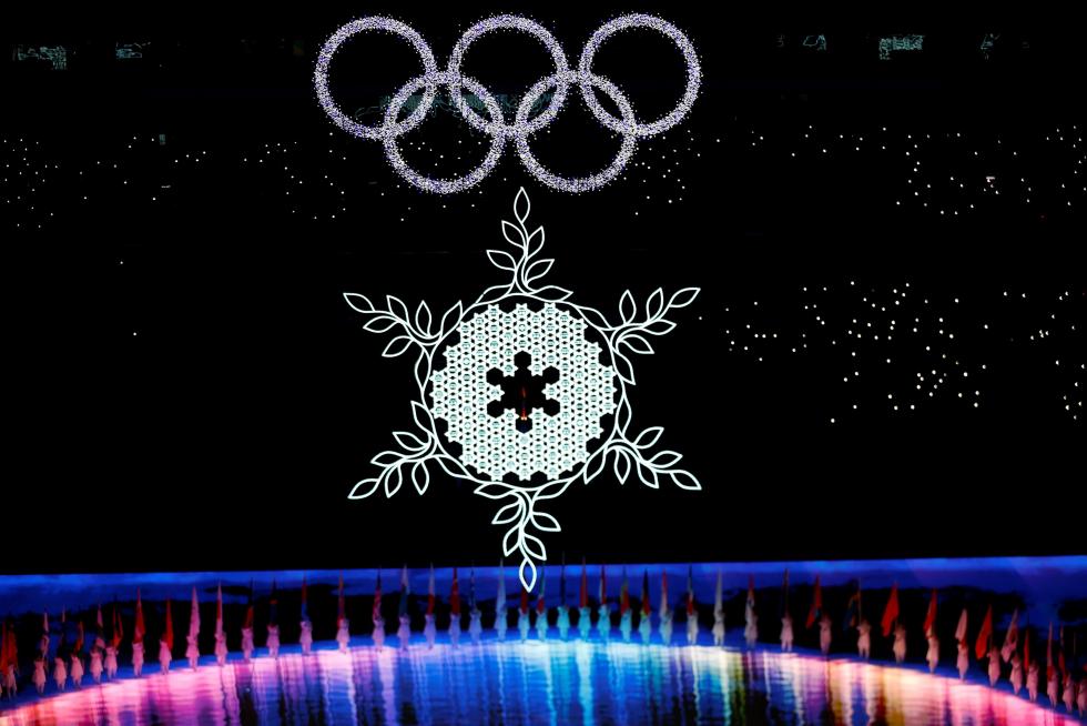 Beijing (China), 20/02/2022.- General view during the Closing Ceremony for the Beijing 2022 Olympic Games at the National Stadium, also known as Bird's Nest, in Beijing China, 20 February 2022. EFE/EPA/HOW HWEE YOUNG
CHINA BEIJING 2022 OLYMPIC GAMES