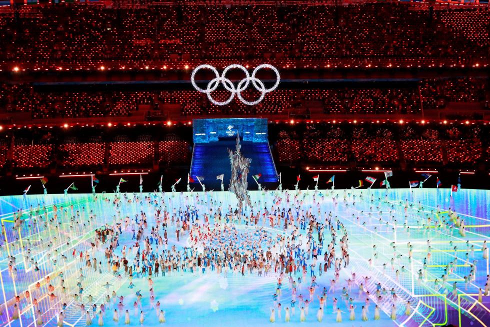 Beijing (China), 20/02/2022.- General view during the Closing Ceremony for the Beijing 2022 Olympic Games at the National Stadium, also known as Bird's Nest, in Beijing China, 20 February 2022. EFE/EPA/FAZRY ISMAIL
CHINA BEIJING 2022 OLYMPIC GAMES