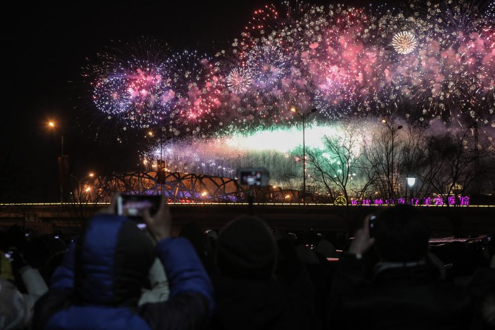 Beijing (China), 20/02/2022.- General view during the Closing Ceremony for the Beijing 2022 Olympic Games at the National Stadium, also known as Bird's Nest, in Beijing China, 20 February 2022. EFE/EPA/HOW HWEE YOUNG
CHINA BEIJING 2022 OLYMPIC GAMES