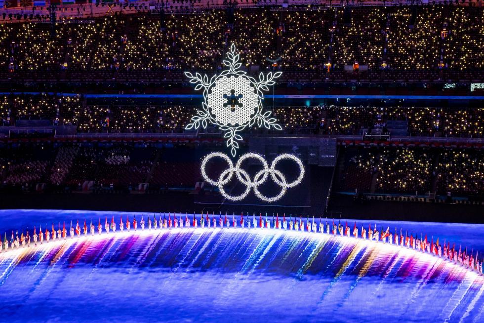 Beijing (China), 20/02/2022.- the Malanhua'er Children's Choir during the Closing Ceremony for the Beijing 2022 Olympic Games at the National Stadium, also known as Bird's Nest, in Beijing China, 20 February 2022. EFE/EPA/HOW HWEE YOUNG
CHINA BEIJING 2022 OLYMPIC GAMES