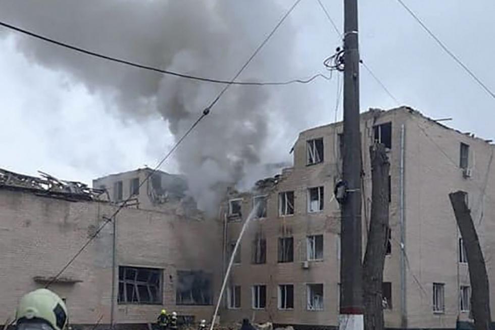 Explosión en Kiev.