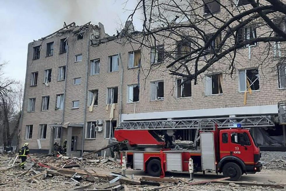 Explosión en Kiev.