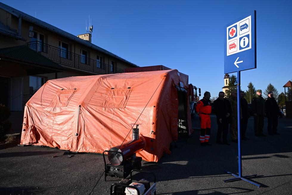 Polonia prepara los centros para refugiados ucranianos que huyan del país tras el ataque ruso