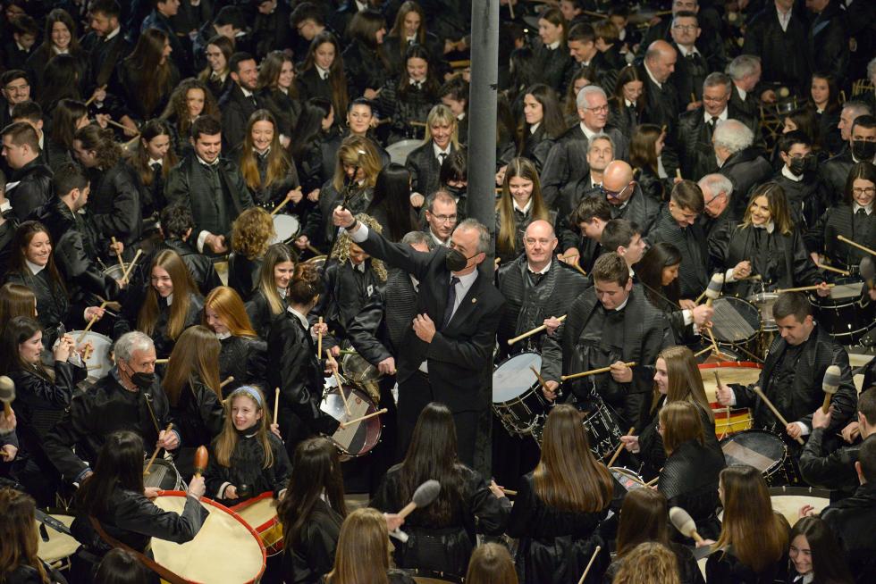 Rompida de la hora en Hijar /2022-04-15/ Foto: Jorge Escudero[[[FOTOGRAFOS]]]