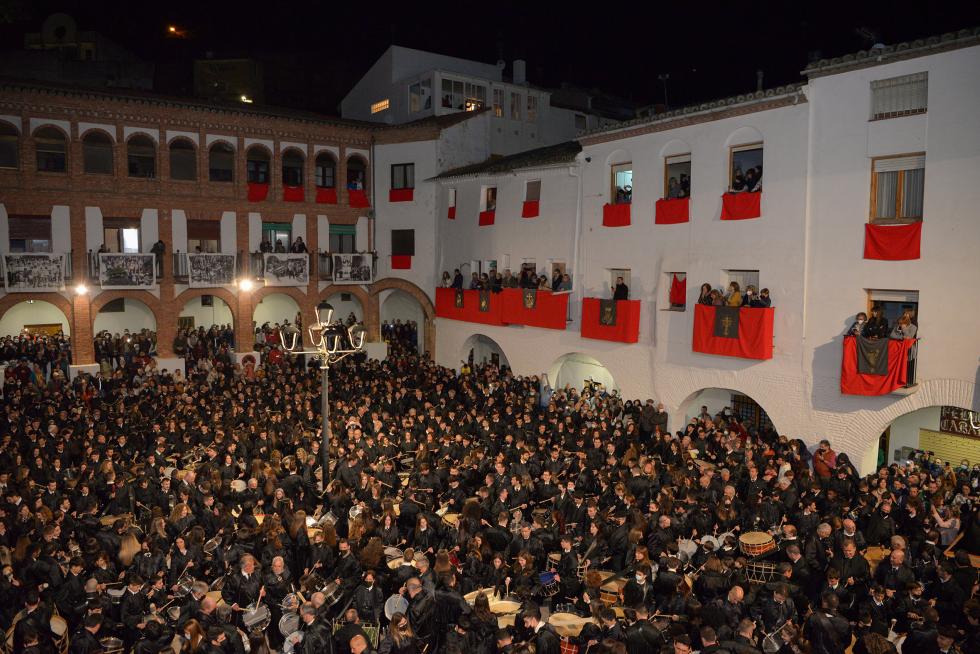 Rompida de la hora en Hijar /2022-04-15/ Foto: Jorge Escudero[[[FOTOGRAFOS]]]