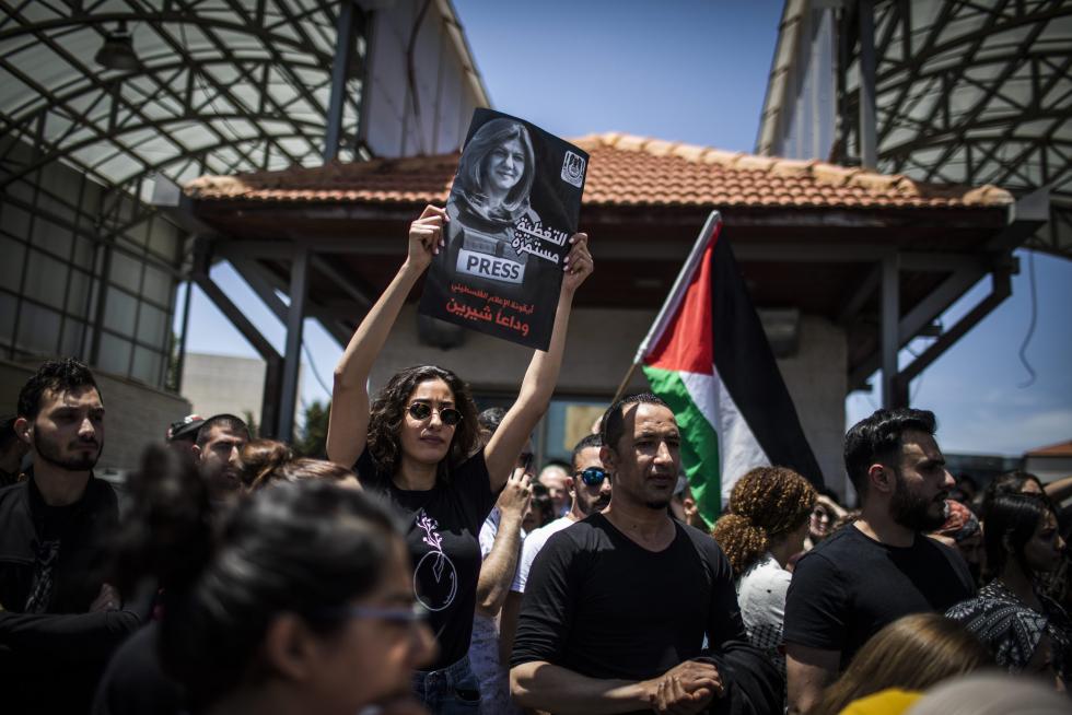 Funeral de Estado para la periodista palestina Shireen Abu Akleh