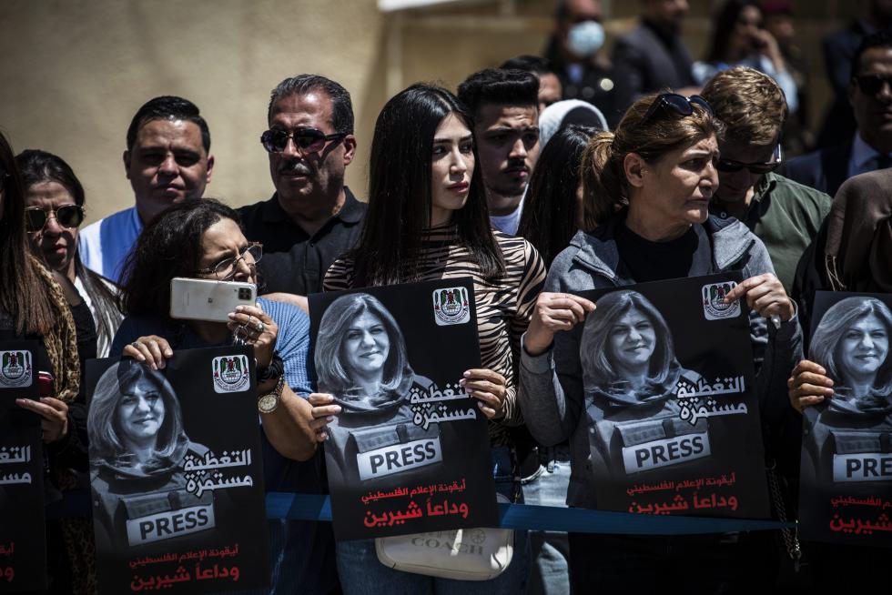 Funeral de Estado para la periodista palestina Shireen Abu Akleh