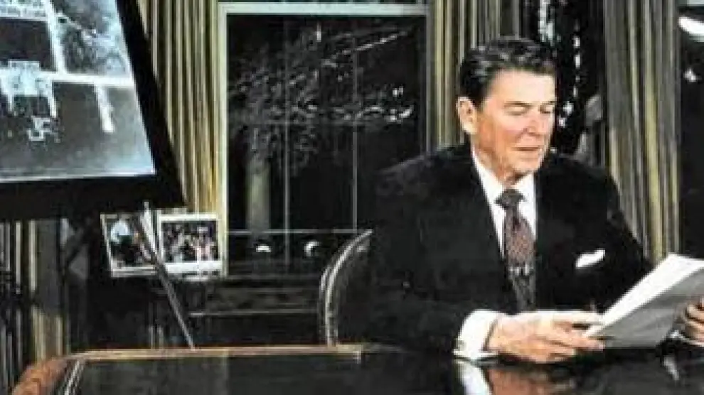 Reagan en una foto de archivo