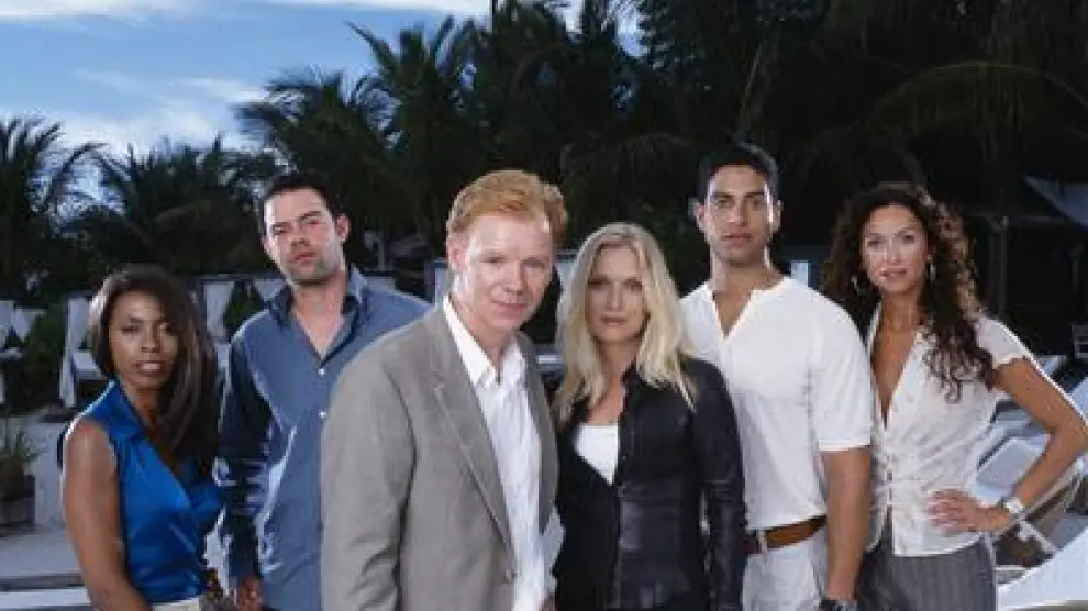Reparto de la serie "CSI Miami".