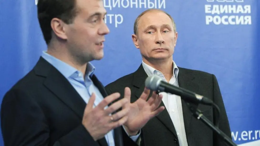 Medvedev y Putin