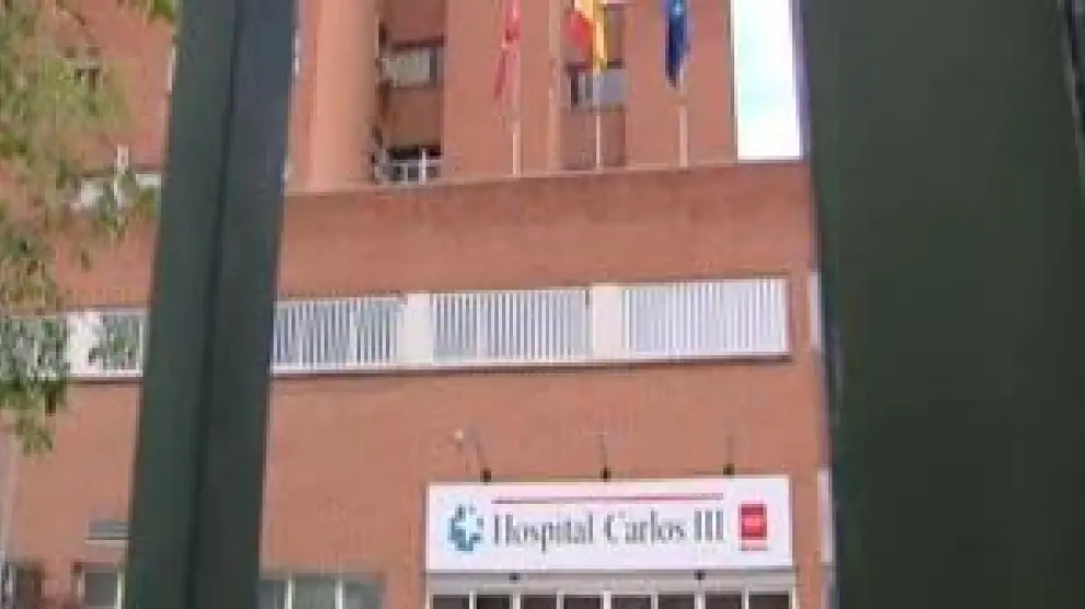 Entrada al hospital Carlos III de Madrid