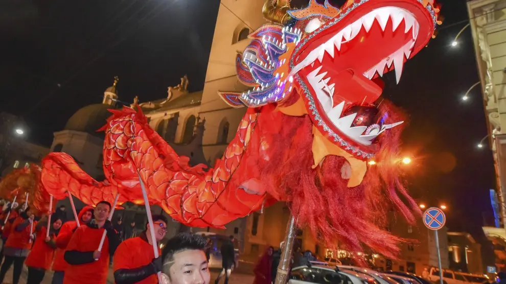 Celebración del año nuevo chino en distintos países