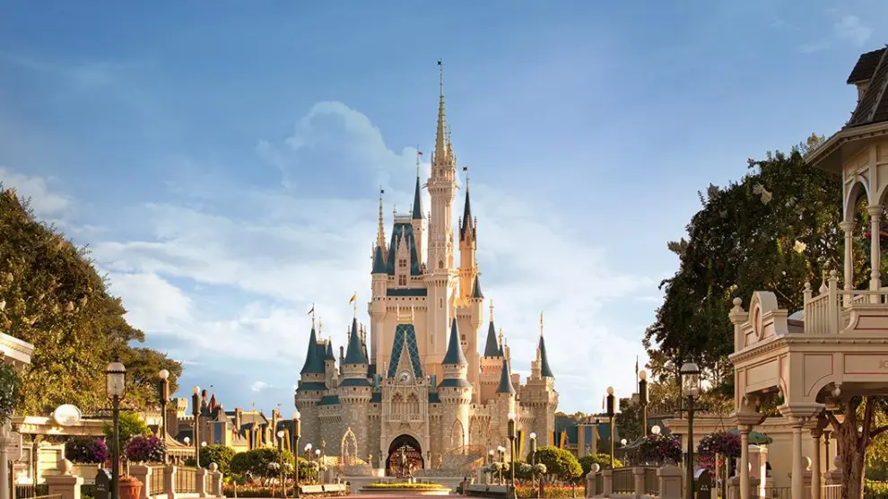 El castillo de DisneyWorld, en Orlando (Florida)