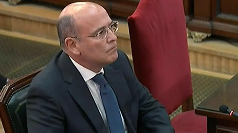 Diego Pérez de los Cobos en su declaración en 'juicio del Procés'.