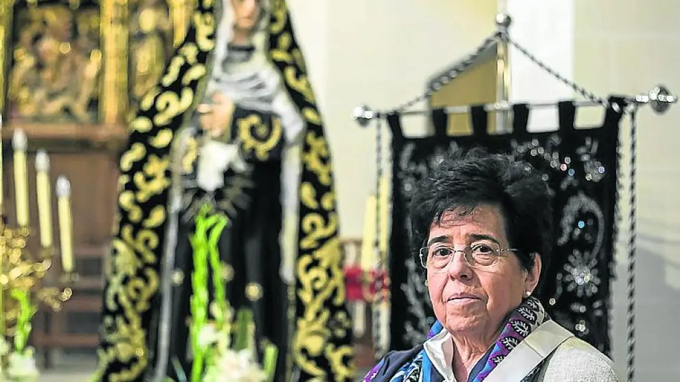 CONTRAPORTADA. Iglesia de San Pablo. Carmen Etayo Hermana Mayor de las esclavas / 12-04-2019 / GUILLERMO MESTRE [[[FOTOGRAFOS]]]