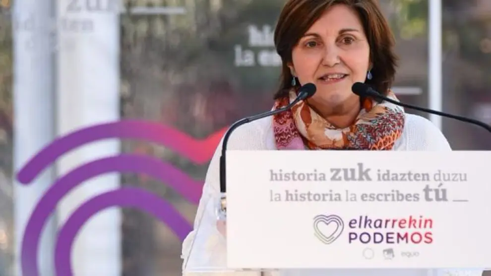 La diputada electa de Unidas Podemos por Guipúzcoa, Pilar Garrido.