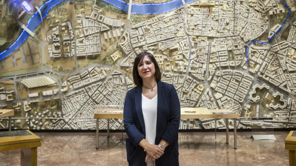 Sara Fernández, hace dos años en el Ayuntamiento de Zaragoza