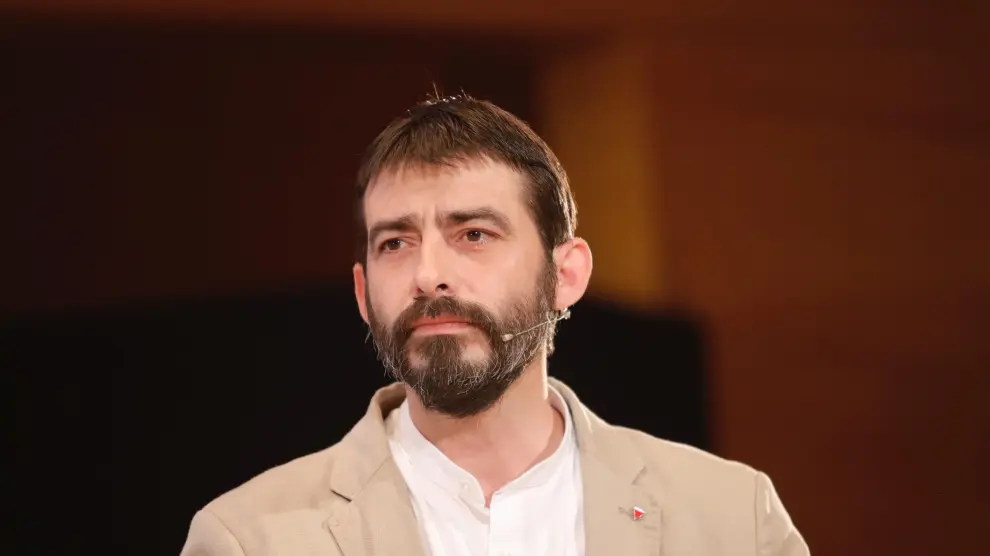 Álvaro Sanz, candidato de IU al Gobierno de Aragón.