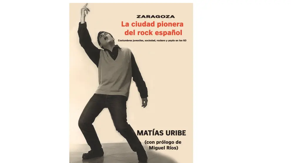 Portada del libro 'Zaragoza. Ciudad pionera del rock español'.