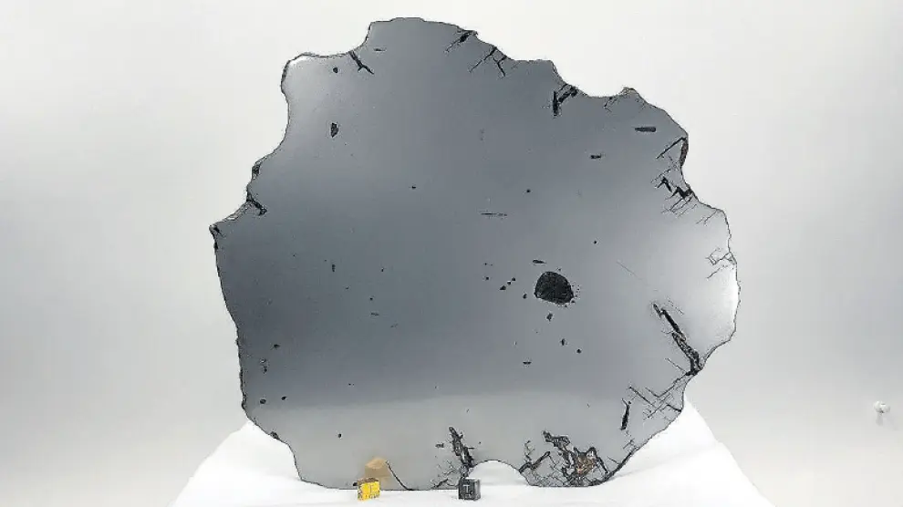 Fragmento del meteorito que salió a la venta hace un par de años