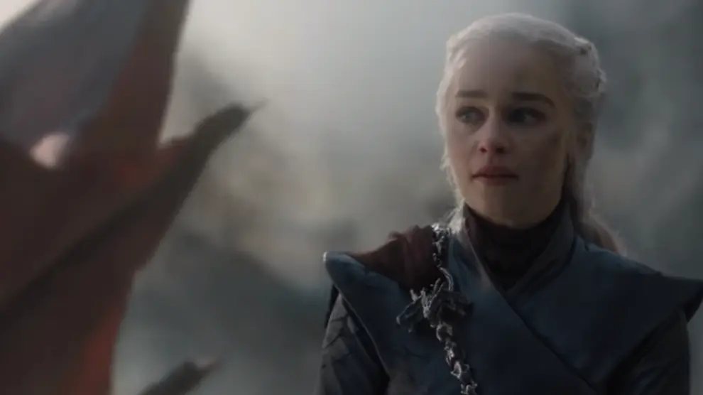 Escena de Daenerys Targaryen en el penúltimo episodio de 'Juego de Tronos'.