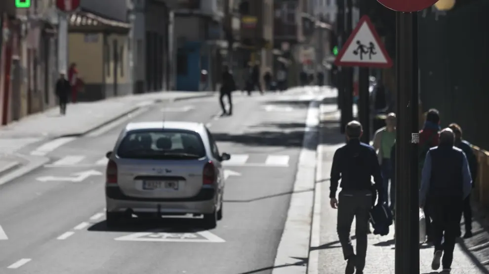 En la calle de Antonio Leyva ha aumentado la siniestralidad pese a estar limitada a 30 km/h desde su reforma.