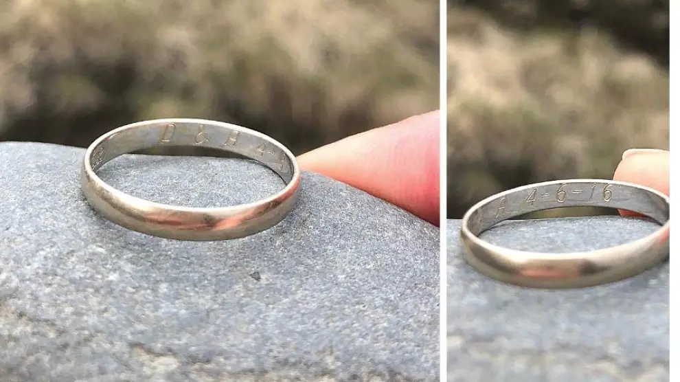 Se busca a los dueños de un anillo zaragozano perdido en Islandia.