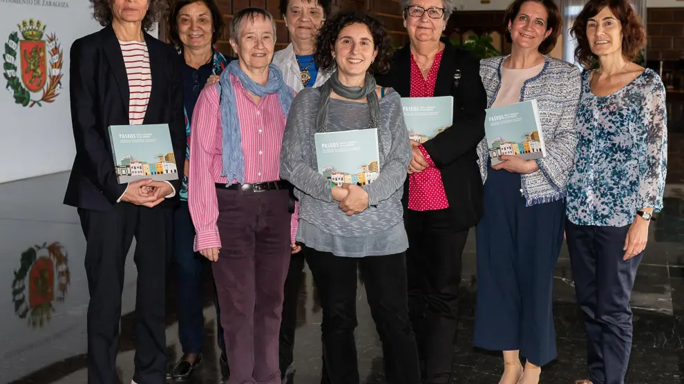 Presentación del libro 'Paseos por la Zaragoza de las mujeres'.