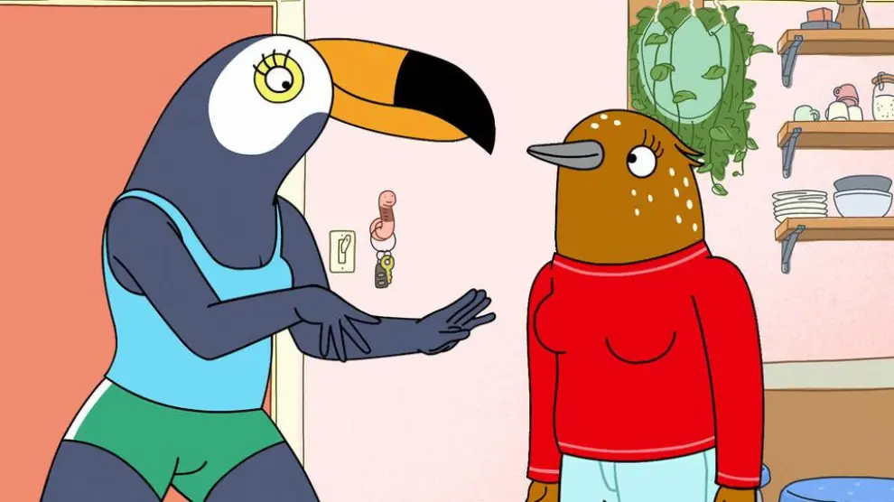 'Tuca y Bertie', la nueva serie de animación para adultos de Netflix.
