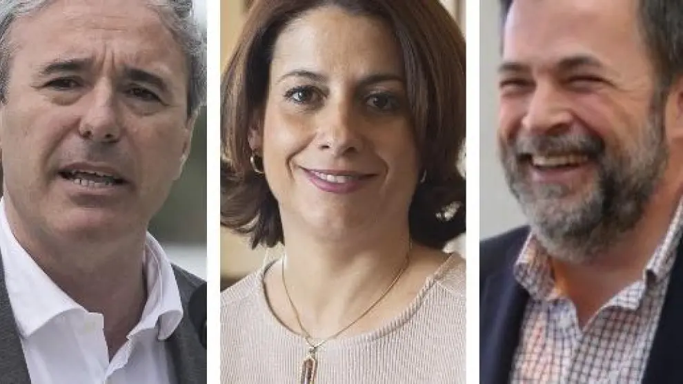 Jorge Azcón será alcalde de Zaragoza, Emma Buj repetirá como alcaldesa de Teruel y José Luis Cadena será alcalde de Huesca.