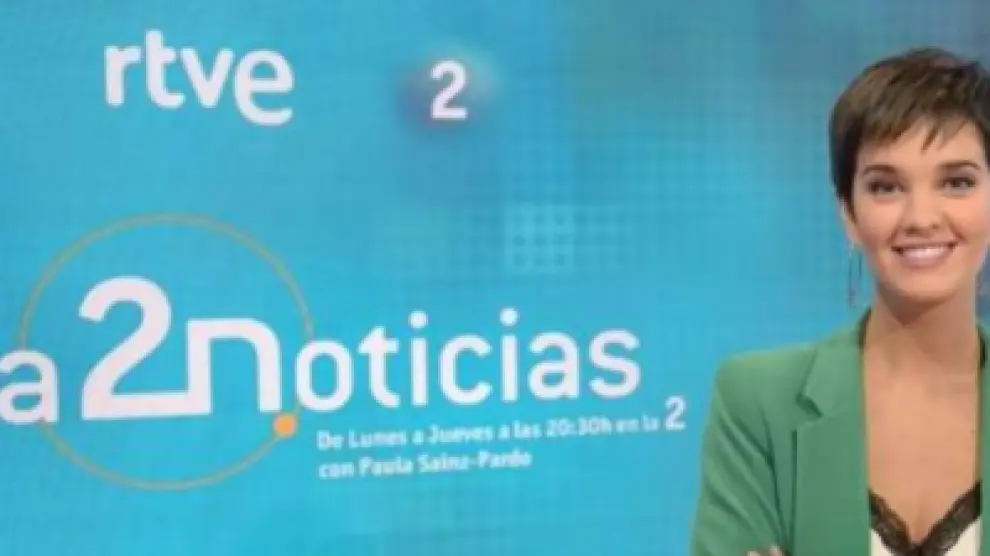 Paula Sainz-Pardo, presentadora de los informativos de La 2.