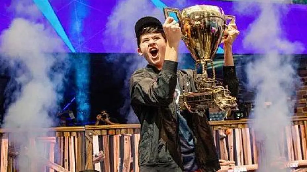 Garoto(16), campeón de la Fortnite Final Cup, en modalidad en solitario.