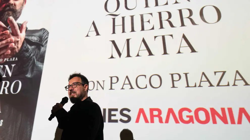 Presentación en los cines de Aragonia de la nueva película de Paco Plaza.