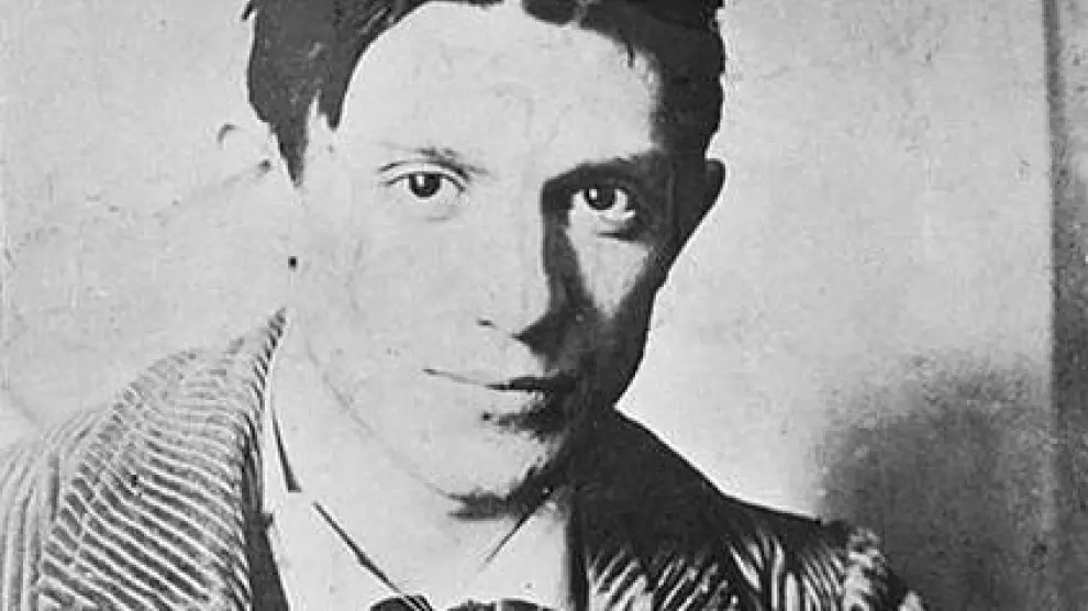 Pablo Picasso en 1904 fotografiado por Ricardo Canals