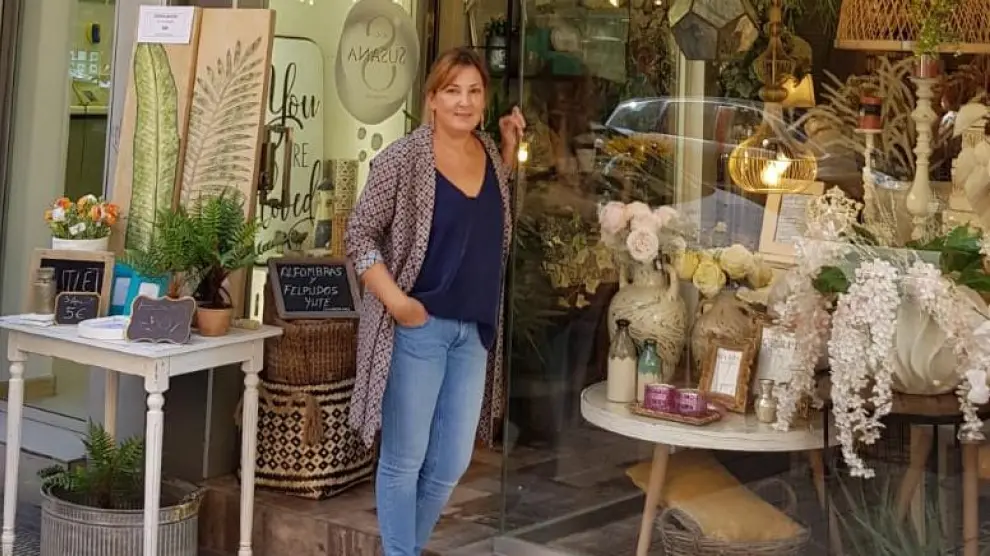 Susana Lozano, responsable de la tienda de decoración S de Susana