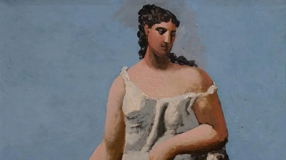 'Mujer junto al mar', Pablo Picasso,1922