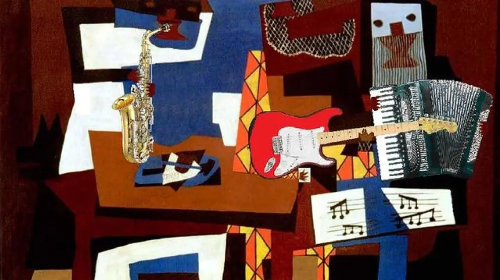'Tres músicos', de Pablo Picasso (1921)