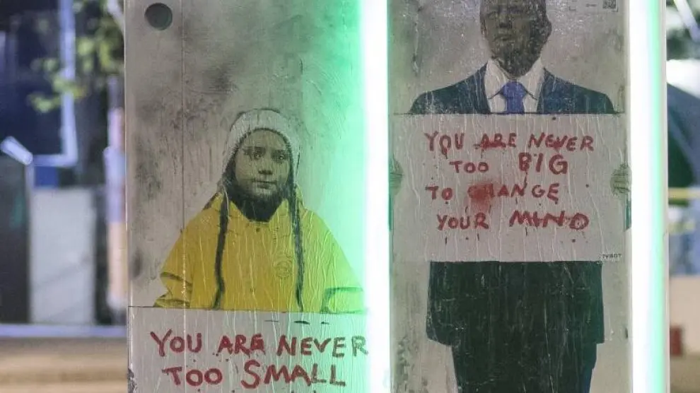 El grafiti, en el que también aparecía Donald Trump, ha sido borrado