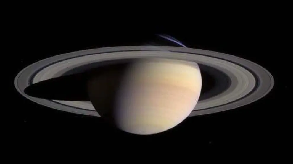 Imagen de Saturno tomada por la sonda Cassini.