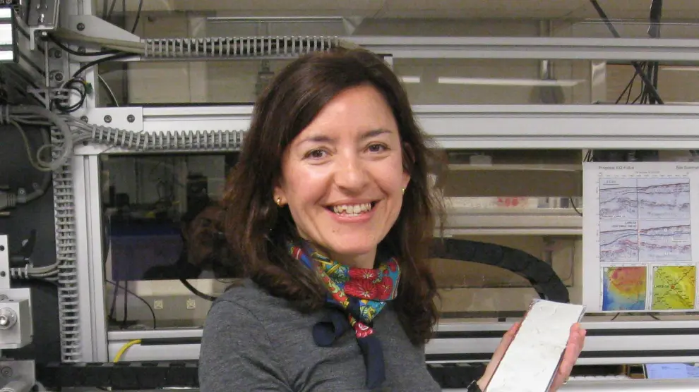 La paleontóloga y profesora de la Universidad de Zaragoza, Laia Alegret.