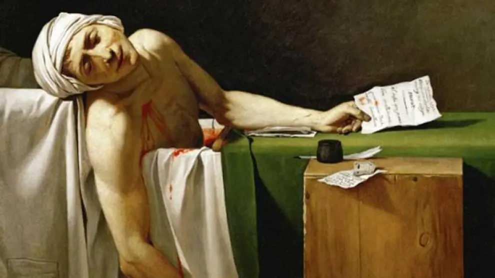 'Muerte de Marat', de Jacques-Louis David.