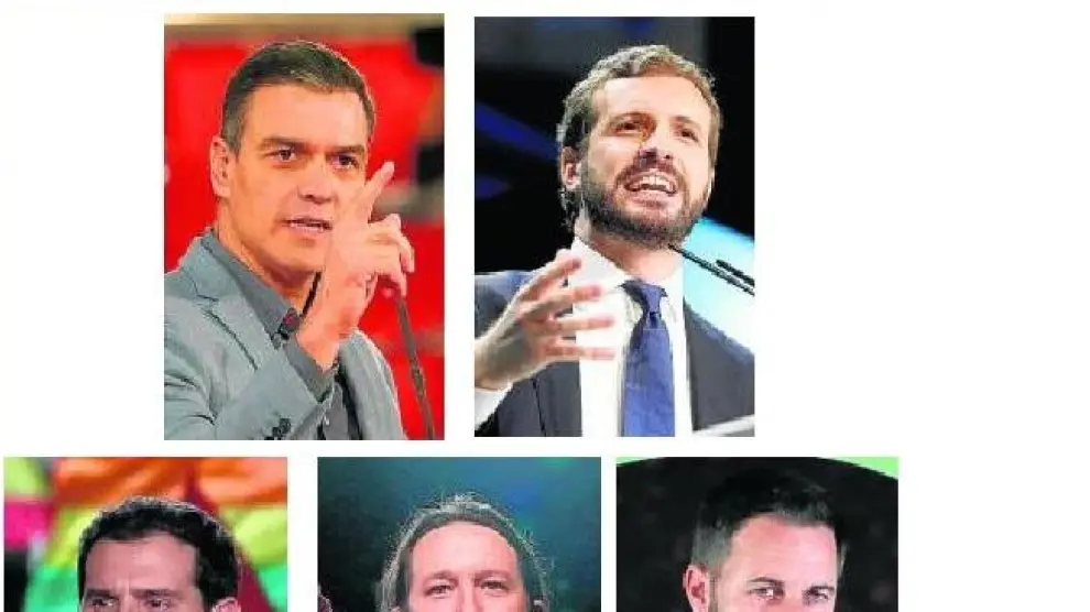 Candidatos a la Moncloa en el cierre de campaña de las elecciones 10-N