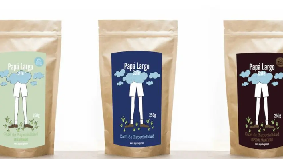 La nueva marca zaragozana de café, Papa Largo.