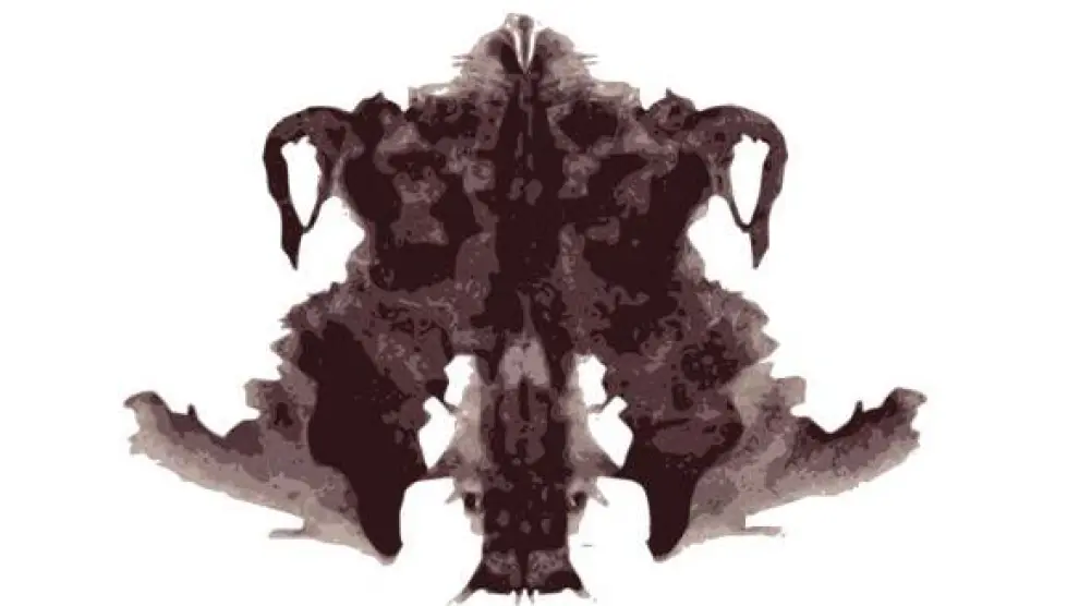 Ejemplo de imagen del test de Rorschach.