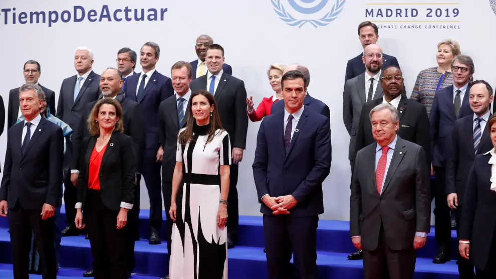 Apertura de la Cumbre Mundial del Clima en Madrid, COP25, con participación de medio centenar de jefes de Estado y de Gobierno,